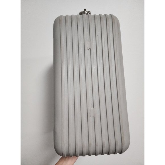 Jane Marie storm gray large multi purpose tote bag - Picture 3 of 4